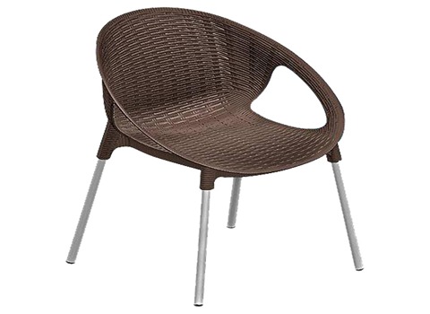 صندلی پلاستیکی حصیری ظاهر زیبا و مدرن